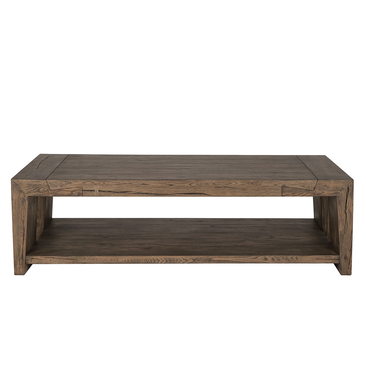 Troy Suede Brown Coffee Table - Ornate Home