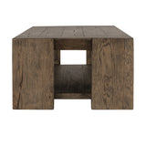 Troy Suede Brown Coffee Table - Ornate Home