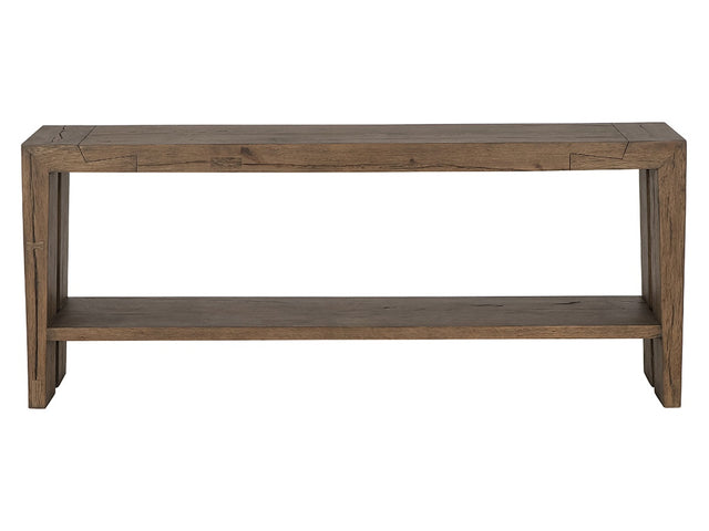 Troy Suede Brown Console Table - Ornate Home