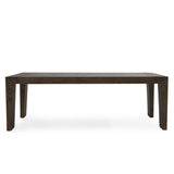 Troy Suede Brown Dining Table - Ornate Home