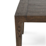 Troy Suede Brown Dining Table - Ornate Home