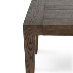 Troy Suede Brown Dining Table - Ornate Home