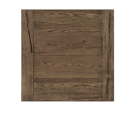 Troy Suede Brown End Table - Ornate Home