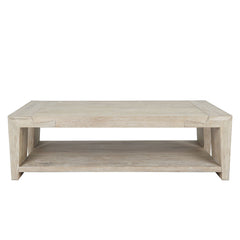 Troy White Coffee Table - Ornate Home