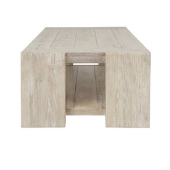 Troy White Coffee Table - Ornate Home