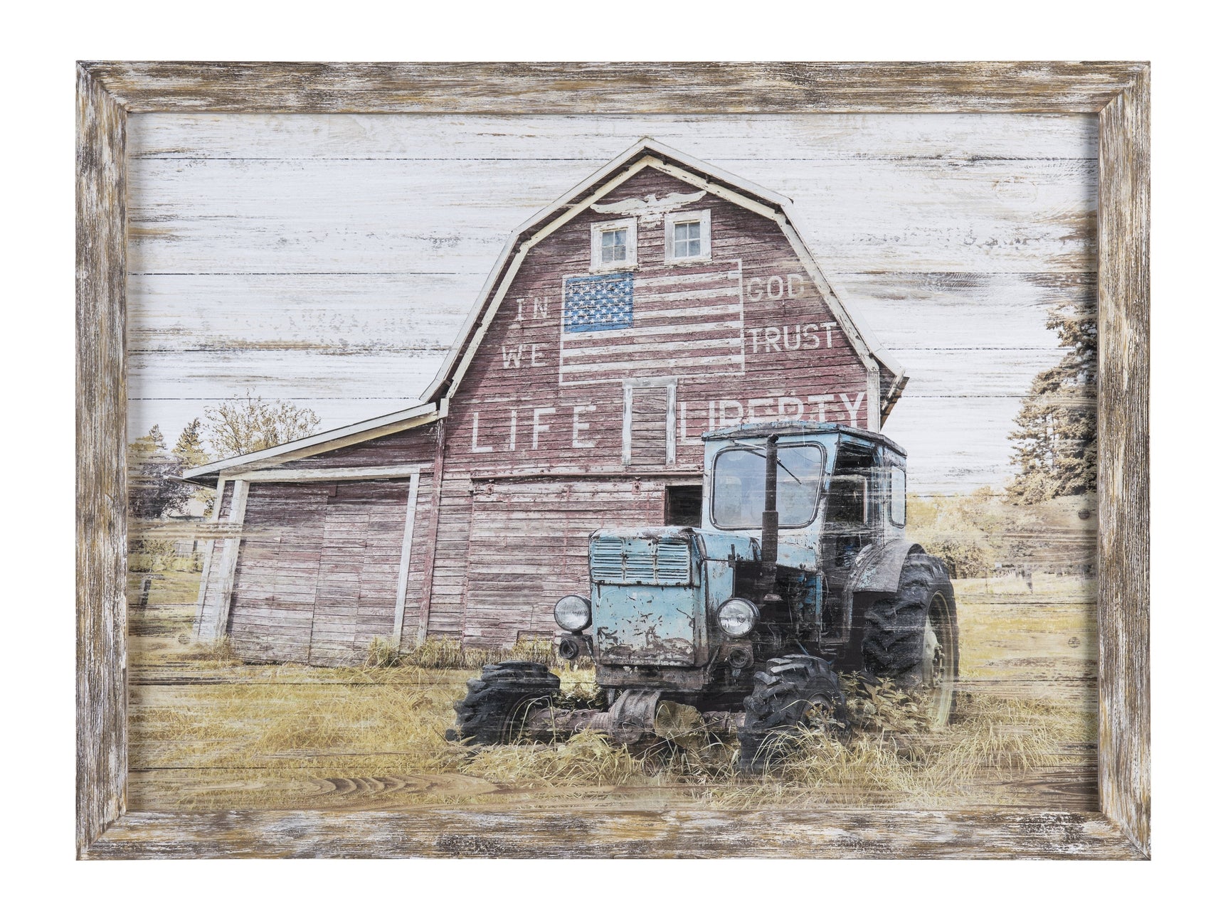 Truck Yeah 2 Blue/Natural Wall Art