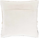 Truckee Neutral Textured Wool Throw Pillow - Ornate Home