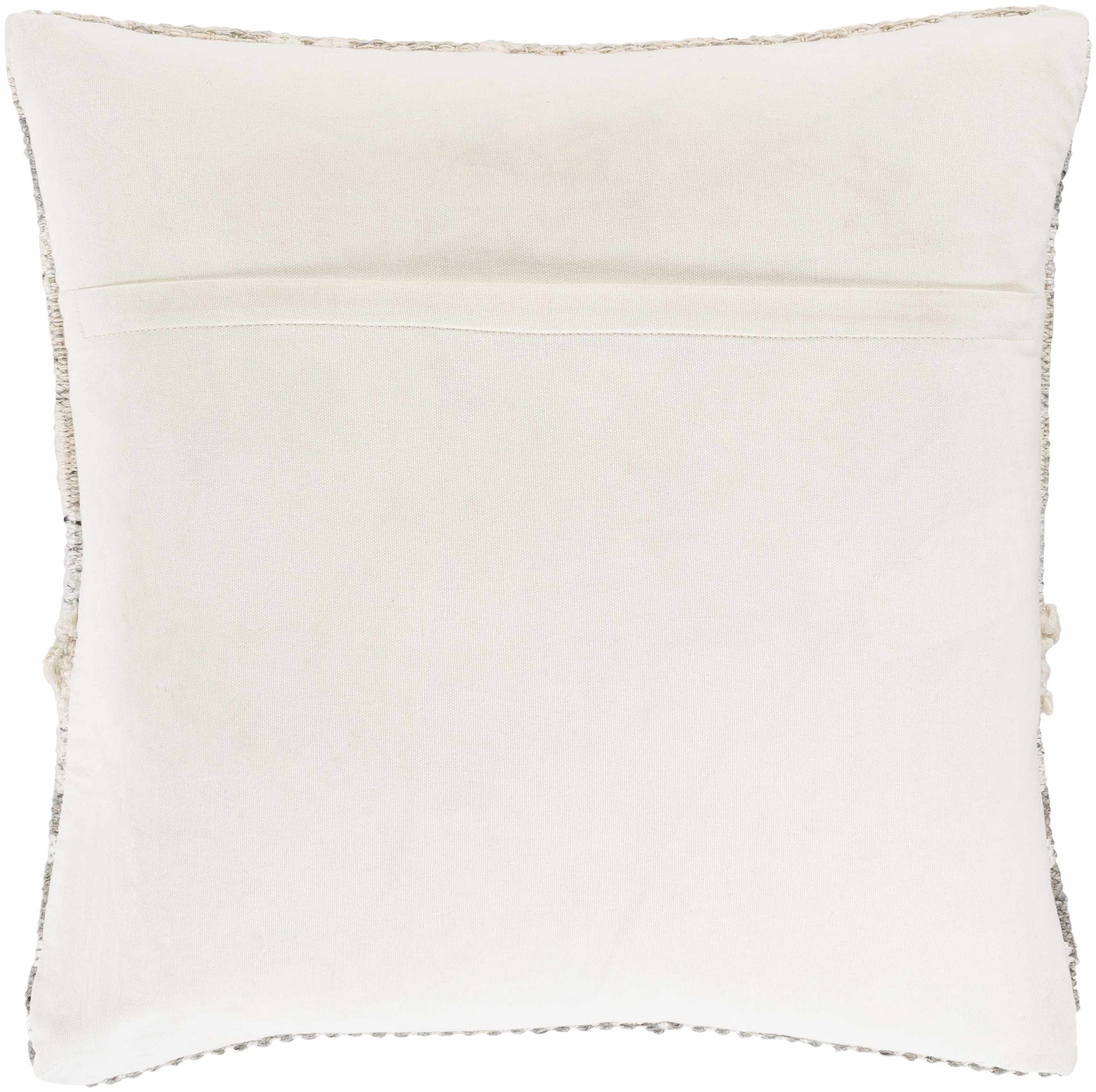 Truckee Neutral Textured Wool Throw Pillow - Ornate Home