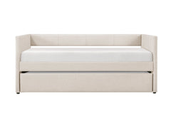 Trudy Beige Daybed with Trundle - Ornate Home