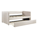 Trudy Beige Daybed with Trundle - Ornate Home