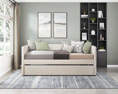 Trudy Beige Daybed with Trundle - Ornate Home