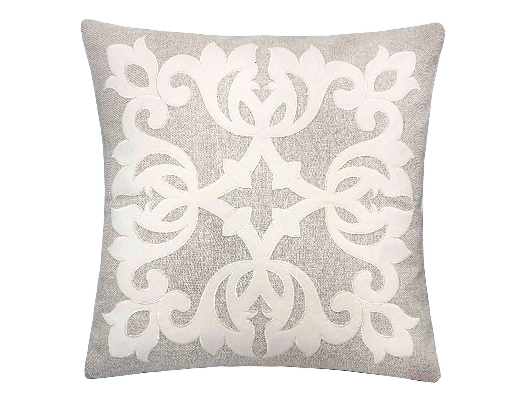 Trudy Beige Pillow (Set of 2) - Ornate Home