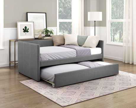 Trudy Dark Gray Daybed with Trundle - Ornate Home