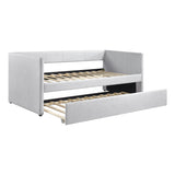 Trudy Gray Daybed with Trundle - Ornate Home