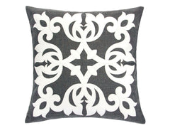 Trudy Gray Pillow (Set of 2) - Ornate Home