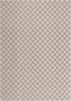 Truls 3D Checkered Washable Rug - Biscotti - Ornate Home