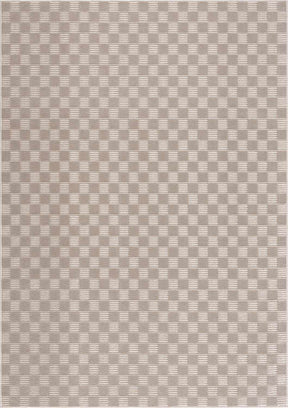 Truls 3D Checkered Washable Rug - Biscotti - Ornate Home
