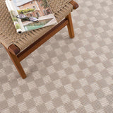 Truls 3D Checkered Washable Rug - Biscotti - Ornate Home