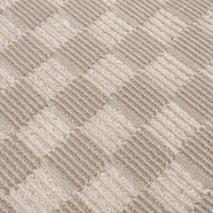 Truls 3D Checkered Washable Rug - Biscotti - Ornate Home