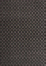 Truls 3D Checkered Washable Rug - Black - Ornate Home