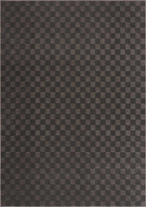Truls 3D Checkered Washable Rug - Black - Ornate Home