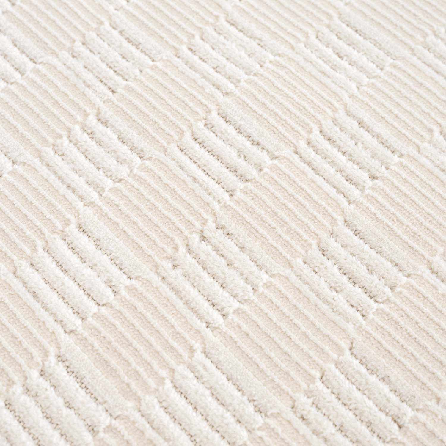 Truls 3D Checkered Washable Rug - Bone - Ornate Home