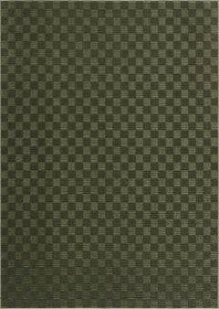 Truls 3D Checkered Washable Rug - Green - Ornate Home