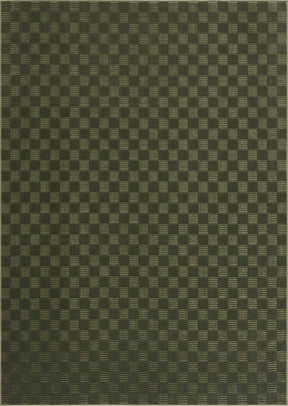 Truls 3D Checkered Washable Rug - Green - Ornate Home