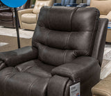 Trumble Smoke-Manual Rocker Recliner - Ornate Home