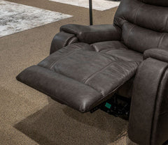 Trumble Smoke-Manual Rocker Recliner - Ornate Home