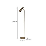 Trumpet Gold Floor Lamp - Ornate Home