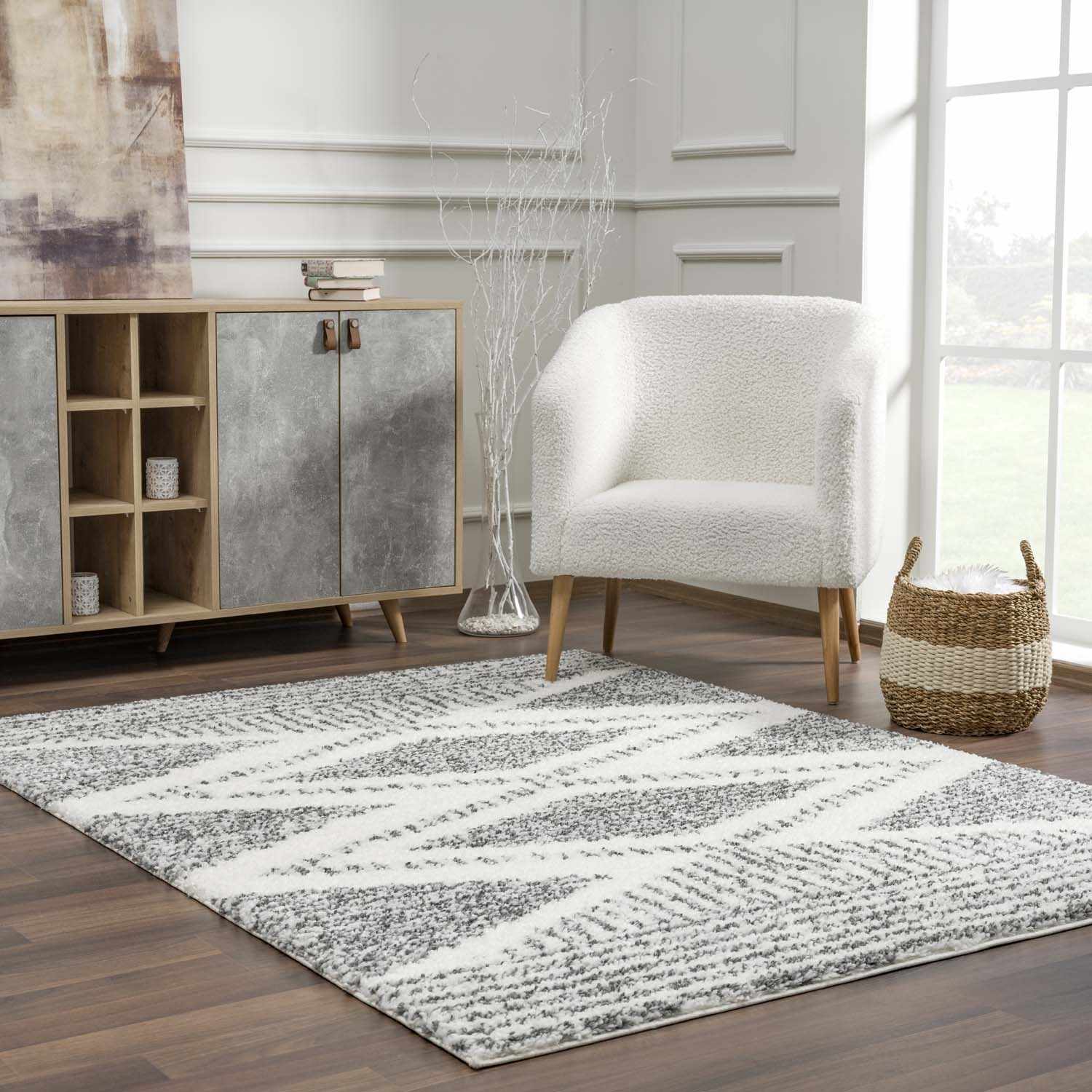 Trunding Plush Area Rug - Ornate Home