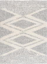 Trunding Plush Area Rug in Gray - Ornate Home