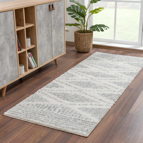 Trunding Plush Area Rug in Gray - Ornate Home