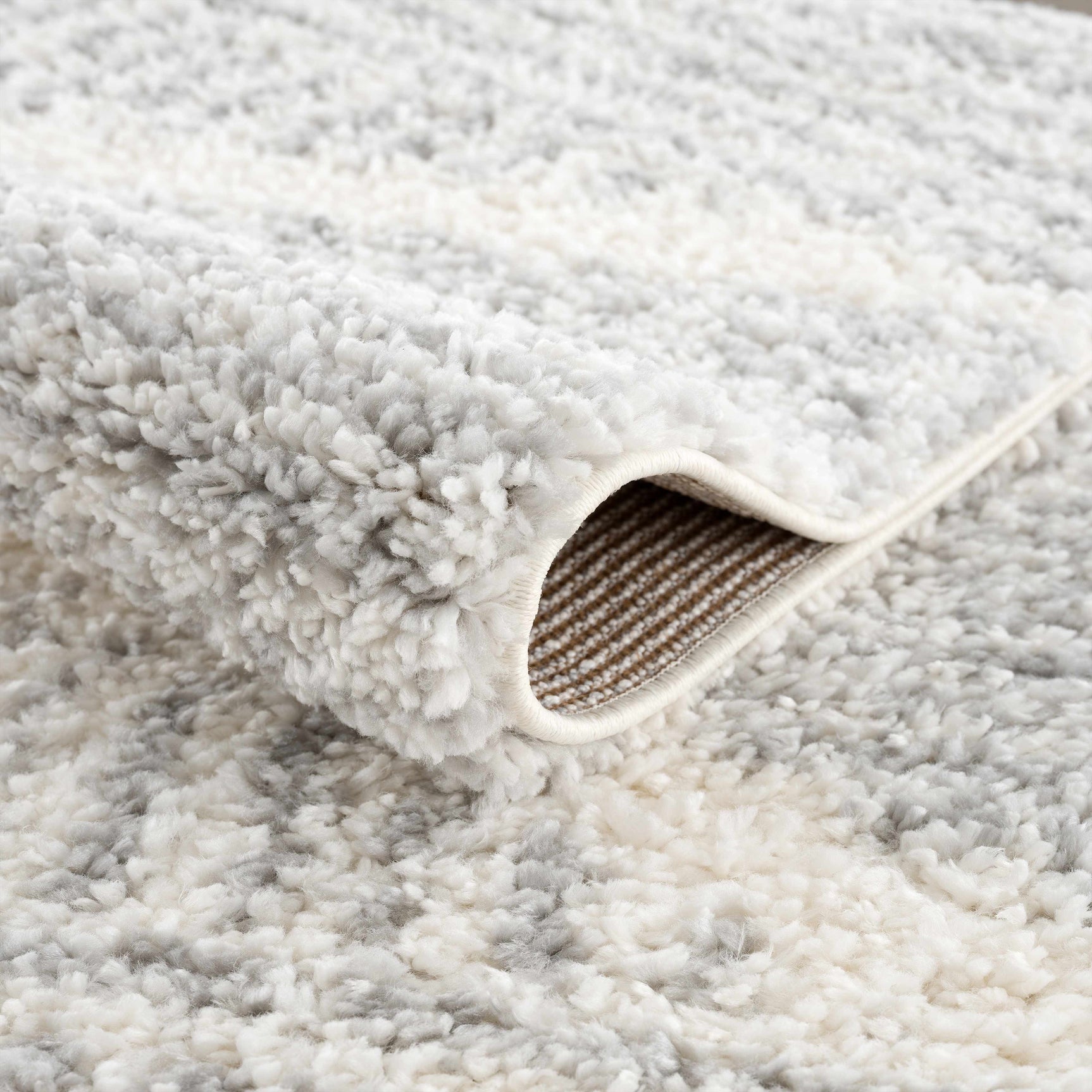 Trunding Plush Area Rug in Gray - Ornate Home