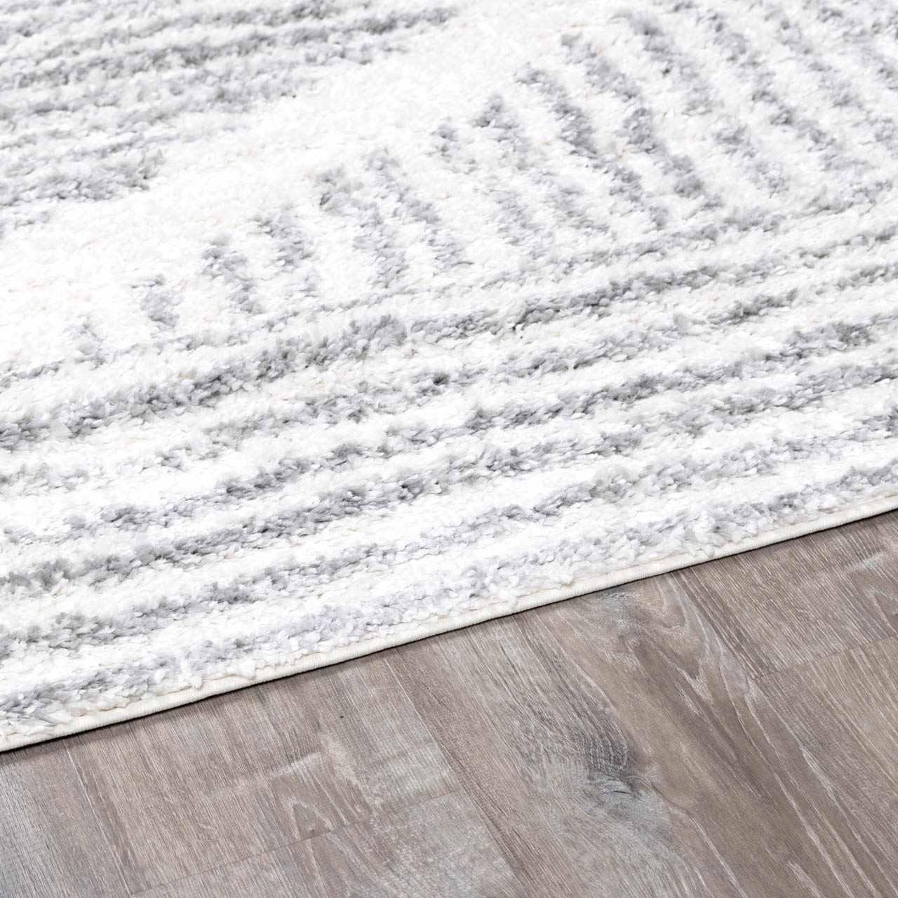 Trunding Plush Area Rug in Gray - Ornate Home
