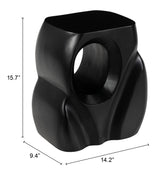 Trung Black Side Table - Ornate Home
