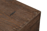Trunk Antique Creamy Beige Side Table - Ornate Home