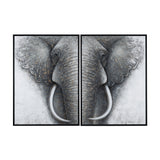 Trunks Grey/White Canvas