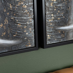 Trunks Grey/White Canvas - Ornate Home