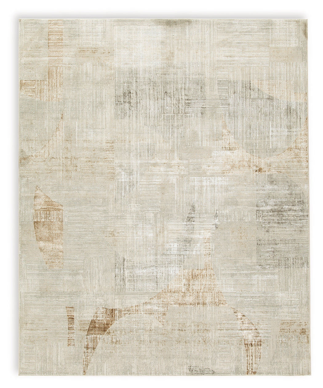 Truward Linen/Gray/Caramel Large Rug - Ornate Home