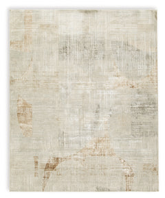 Truward Linen/Gray/Caramel Large Rug - Ornate Home