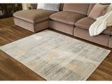 Truward Linen/Gray/Caramel Medium Rug (Online Special Price) - Ornate Home