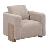 Tryne Latte Accent Chair - Ornate Home