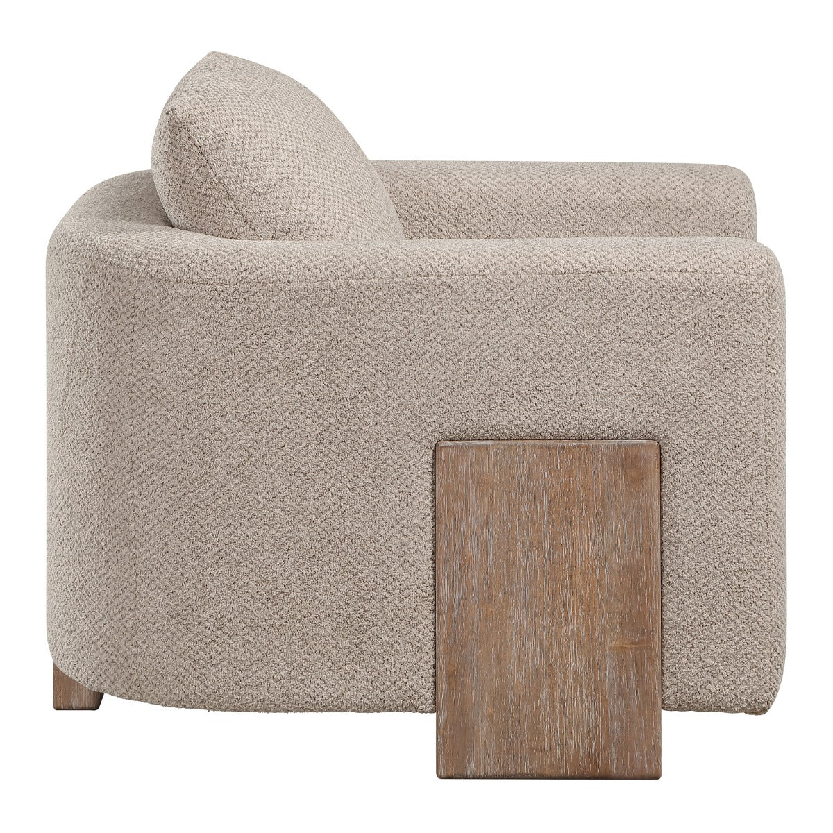 Tryne Latte Accent Chair - Ornate Home
