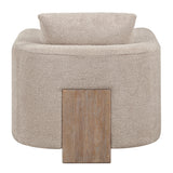 Tryne Latte Accent Chair - Ornate Home
