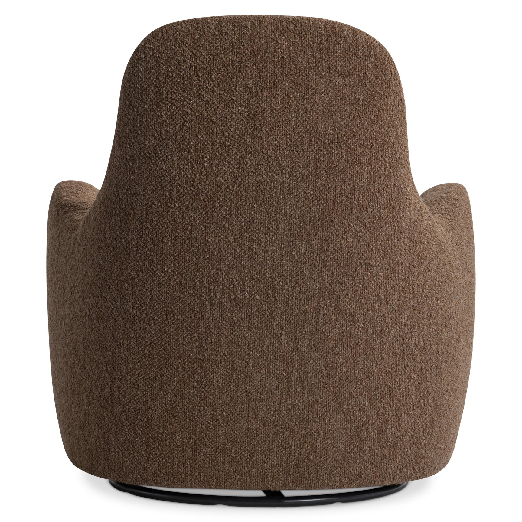 Tucci Rust Fabric Swivel Chair - Ornate Home