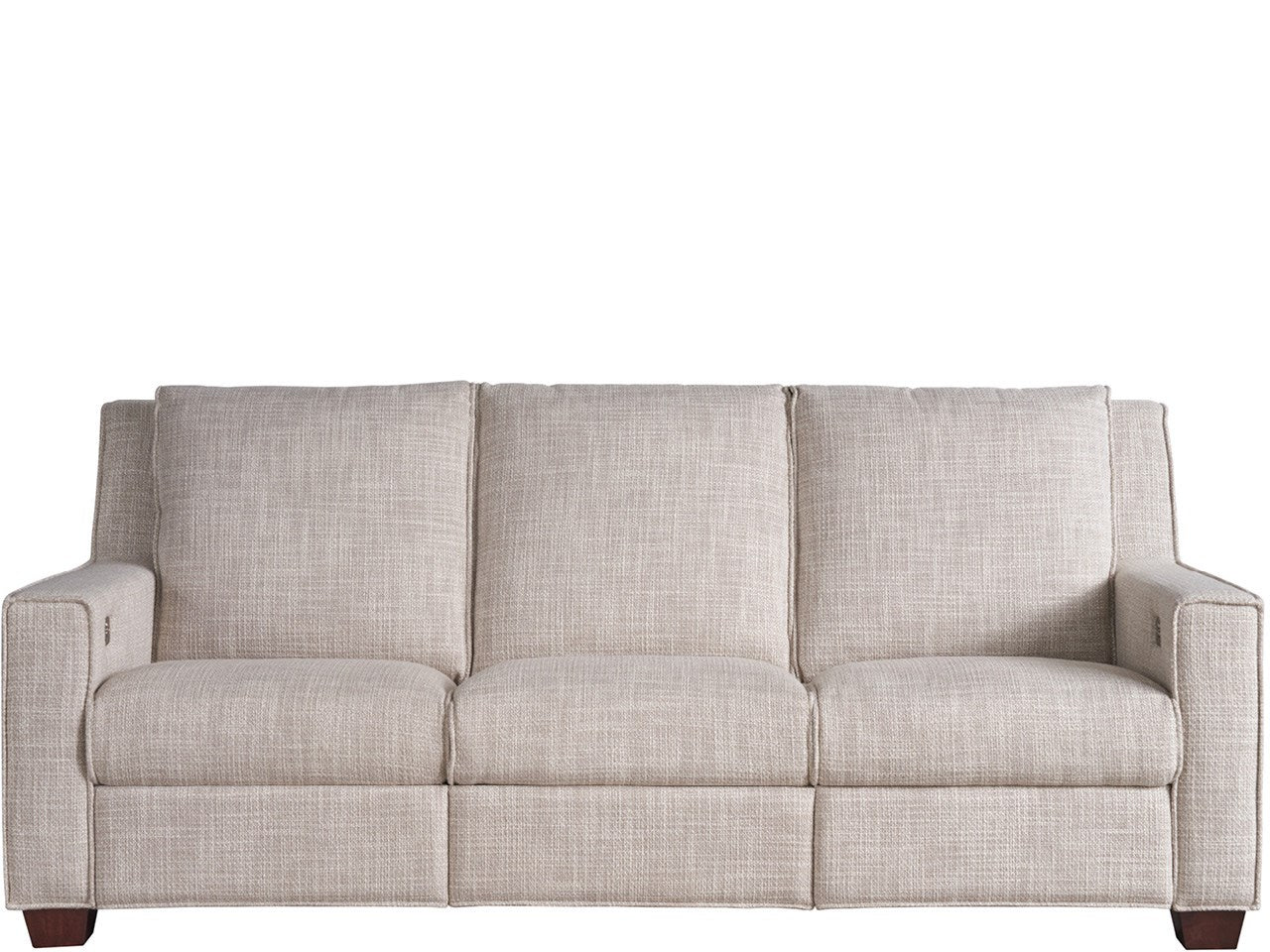 Tucker Curl Egret Dual Power Motion Sofa - Ornate Home