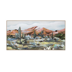 Tucson Green/Brown Canvas - Ornate Home