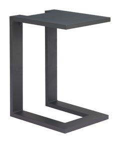 Tudi Black Outdoor Side Table - Ornate Home